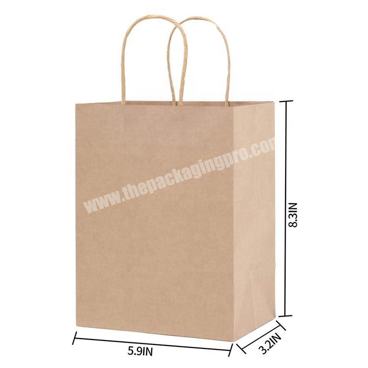 Promotional Top Quality Small Gift Kraft Paper Composite Bag