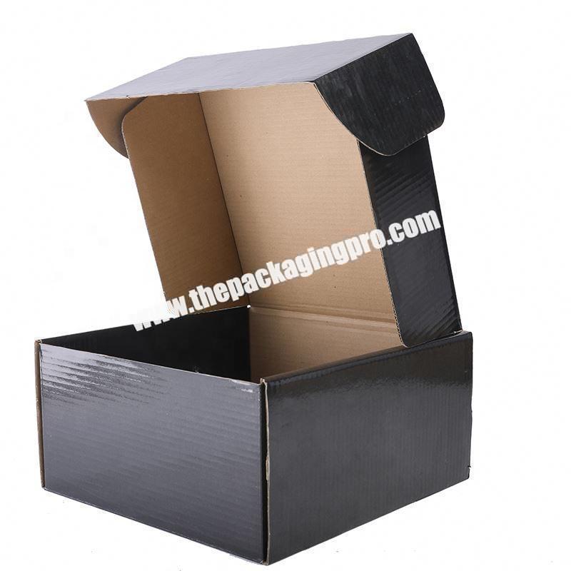 Sturdy kraft flowers delivery shipping boxes with private label