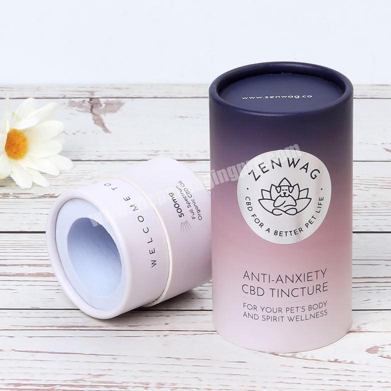 Recyclable Custom Made Paper Perfume Bottle Packing Tube Box