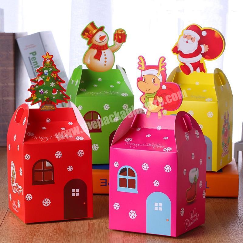 Recyclable foldable Christmas gift boxes