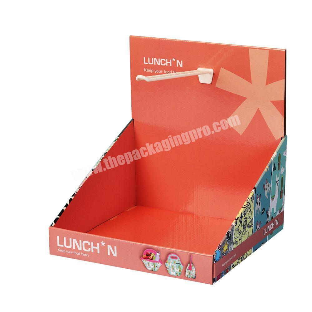 Recyclable paper corrugated cardboard counter top display in Cardboard Displays for Consumer Electronics Products