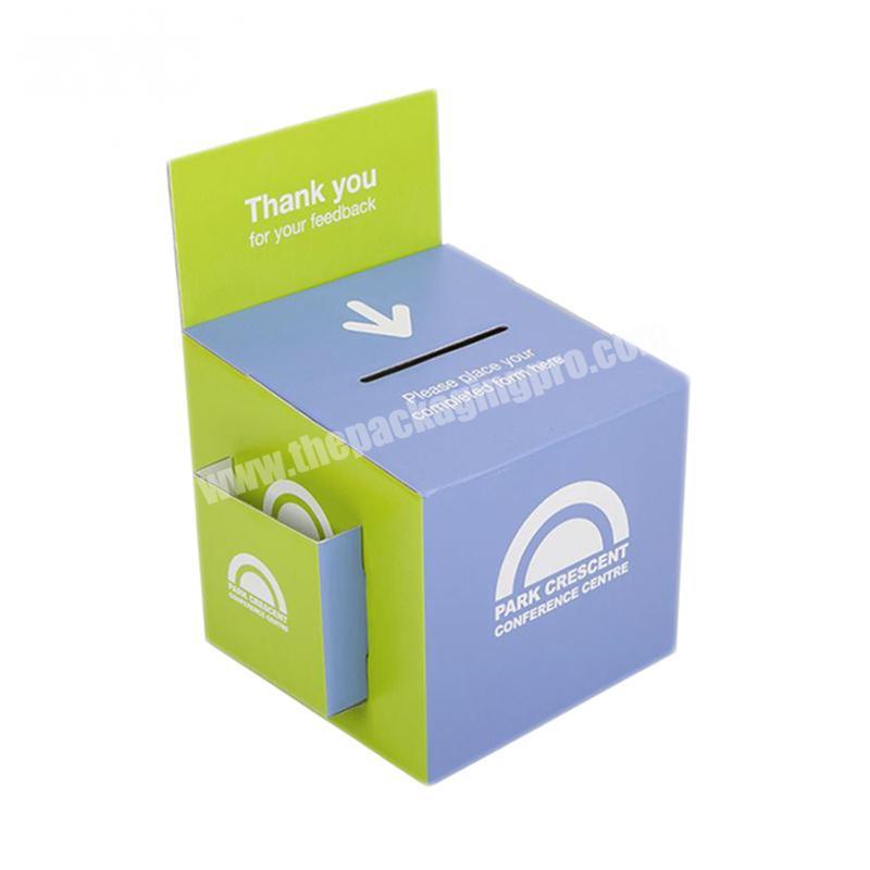 Recycle Custom Printing Cardboard Material Donation Boxes