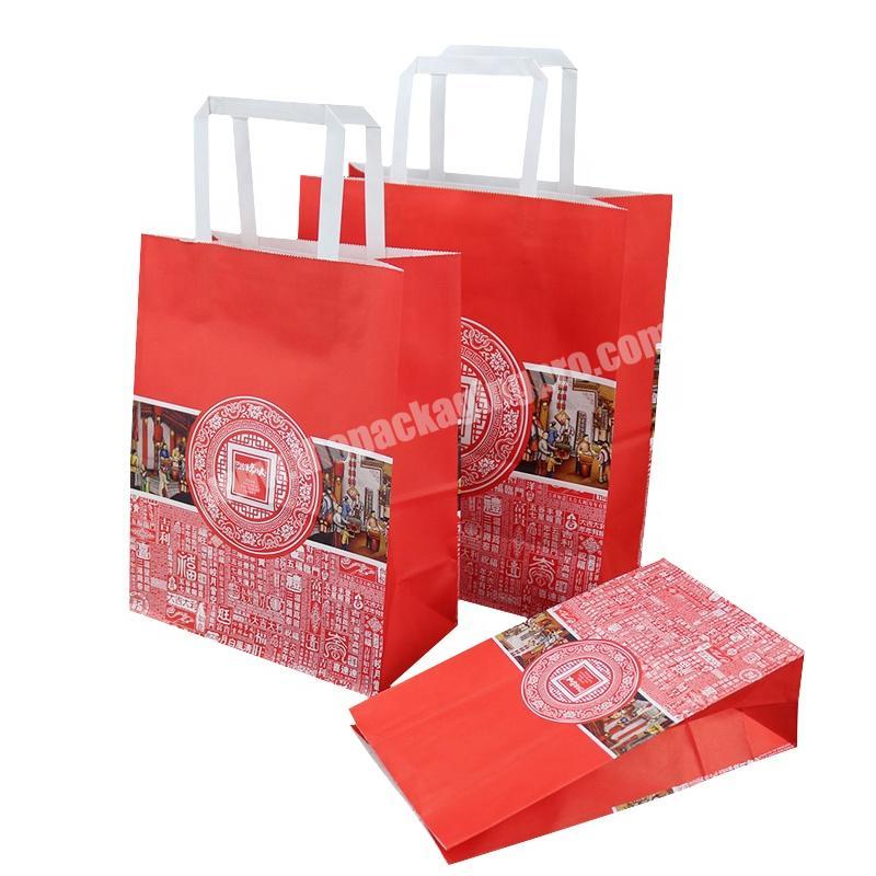 Recycled Take Out Fast Food Paper Bags for food