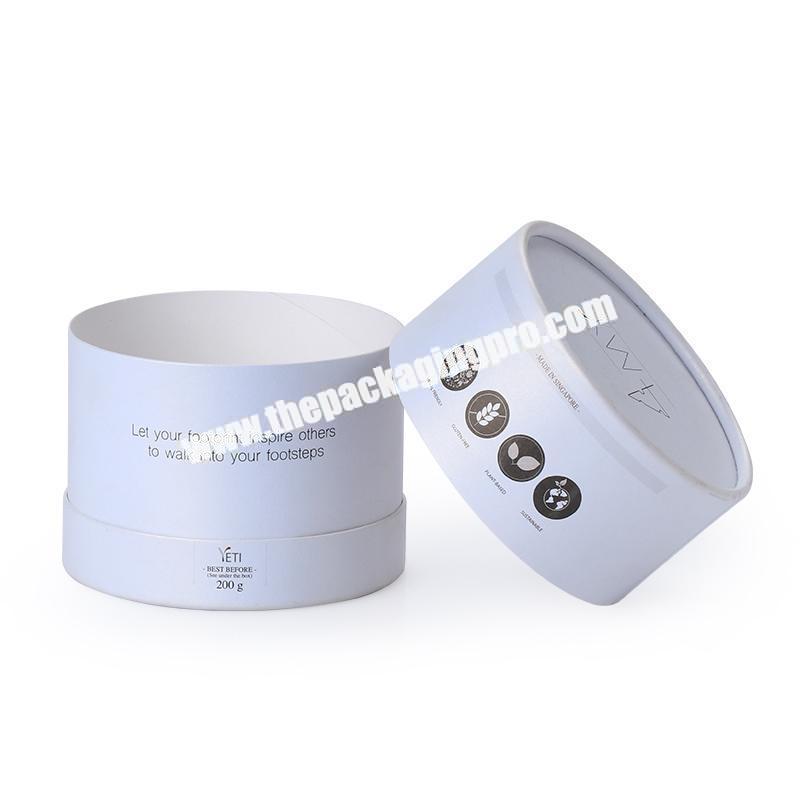 Custom cardboard tube paper round box Packaging for Essential oil bottle lip gloss boxes packaging
