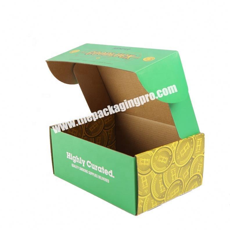 High quality one side print corrugated shipping boxes with own logo