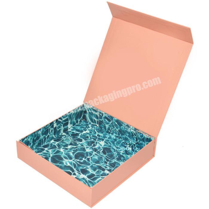 Rigid magnetic closure hair extension perfume cardboard gift packaging box