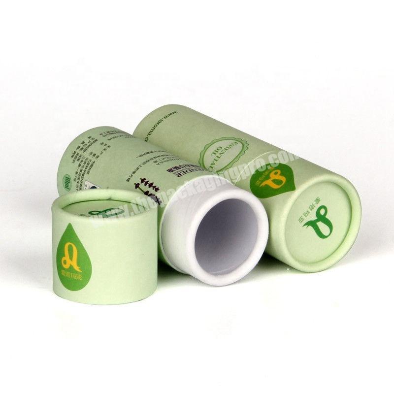 Round Cardboard Box Cardboard Packaging Cylinder Paper Tube For Oil Bottle