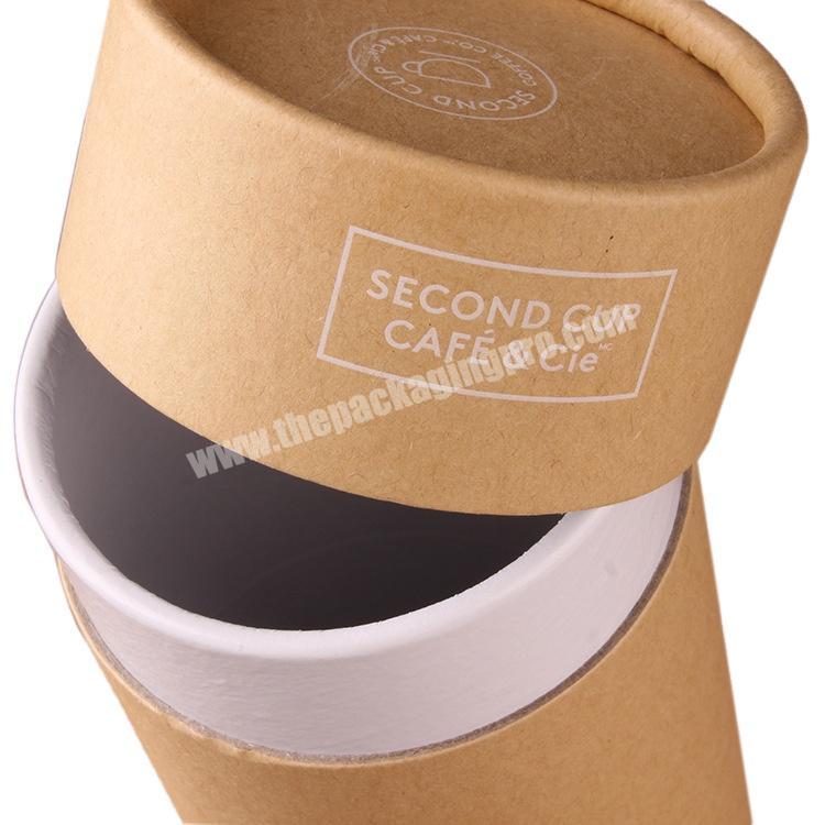 Luxury custom eco-friendly kraft paper tube box paper tube packaging kraft tube packaging kraft paper cylinder kraft paper tube