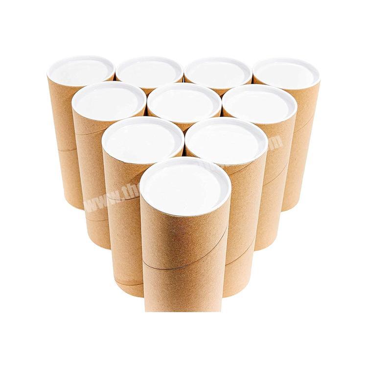 Round Kraft Paper Tube Packaging Wholesale For Tea Biodegradable Cardboard Paper Tube