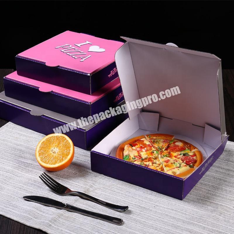 STOCK ECO custom printed pizza box manufacturers printing pizza box delivery pizza carton box