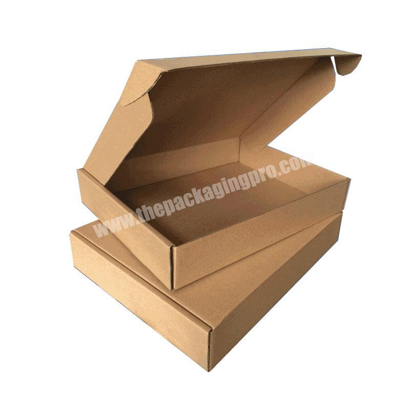 Shipping Poly Custom Corrugated Mailer Boxes Kraft Paper Ecofriendly Luxury Currogated Apparel Packaging Plain Black and Gold