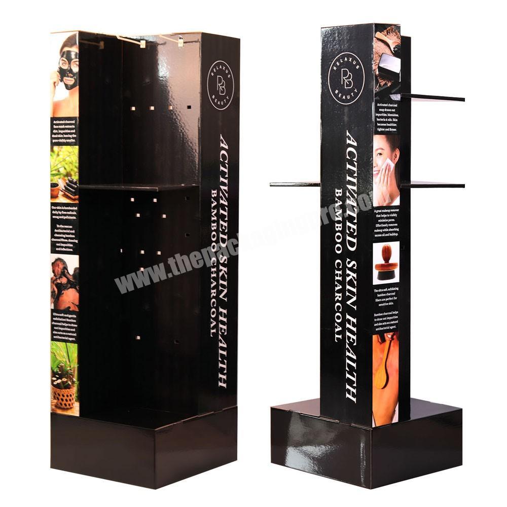Shopping mall makeup display shelf / cosmetic display furniture / floor display stand for makeup