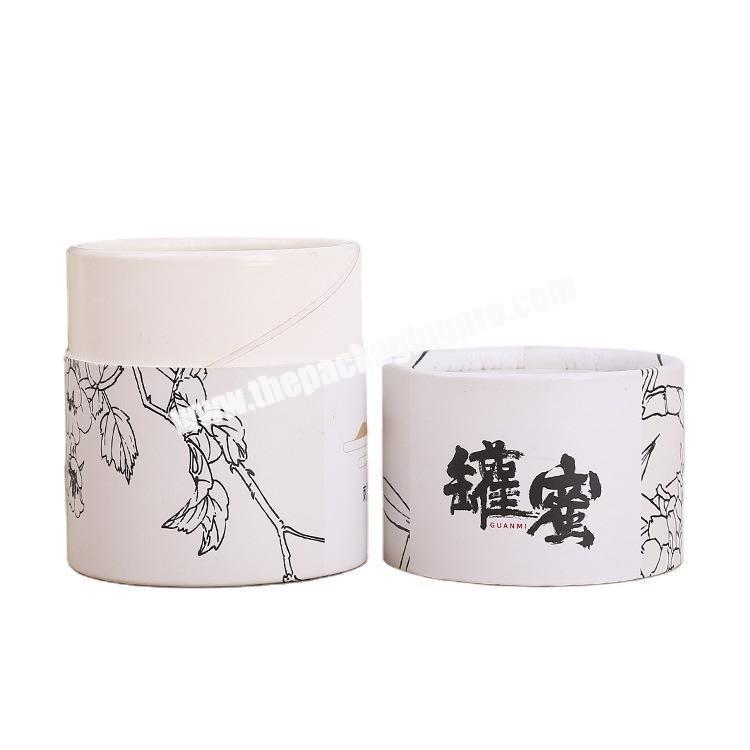 Best price custom food grade cardboard tube cylinder tea packaging box