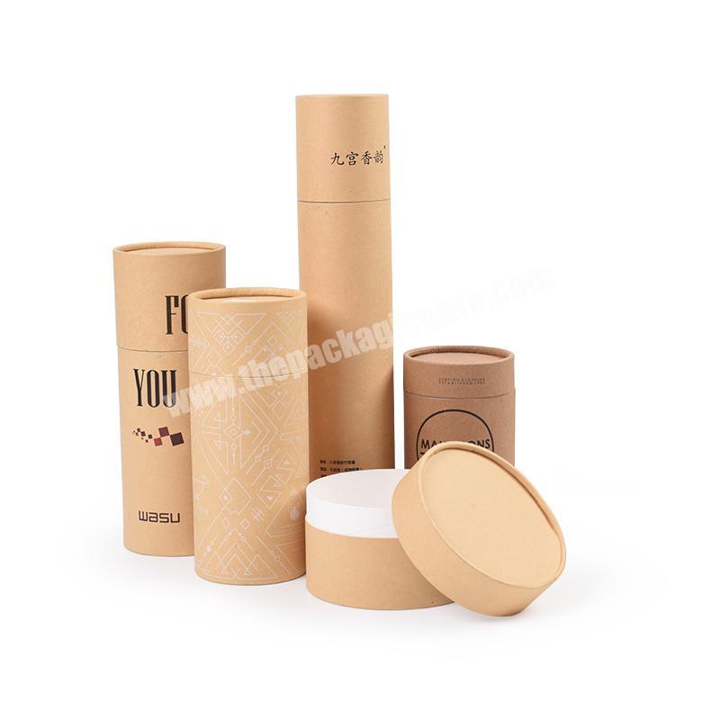 Eco friendly custom cardboard core container packaging round paper tube packing shipping mailing poster tube