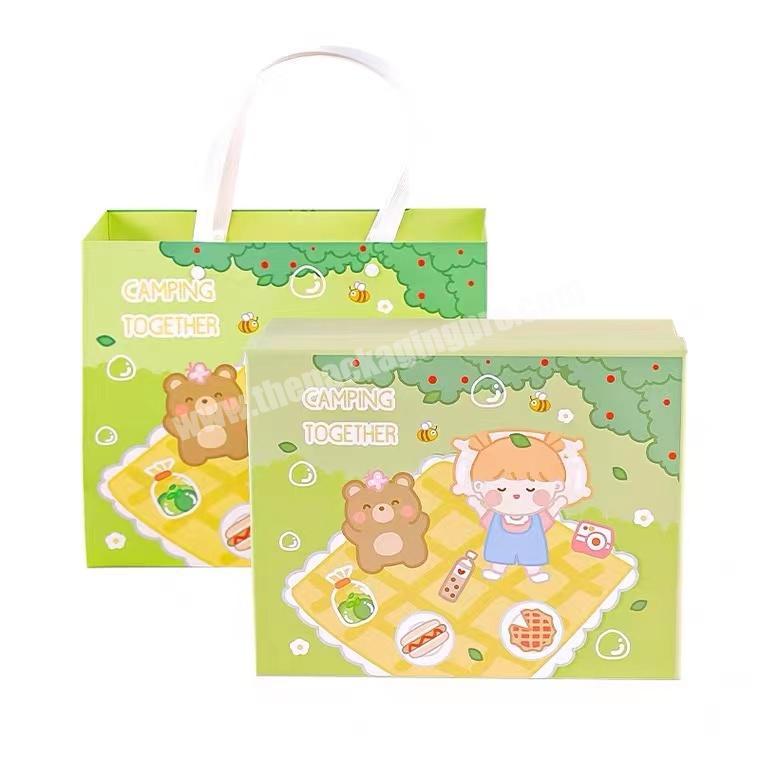 The cute and Full of childlike custom paper box with own design packaging