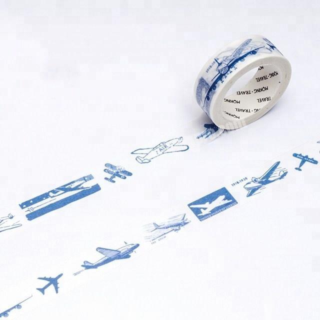 Travel decorative washi paper tape printed custom