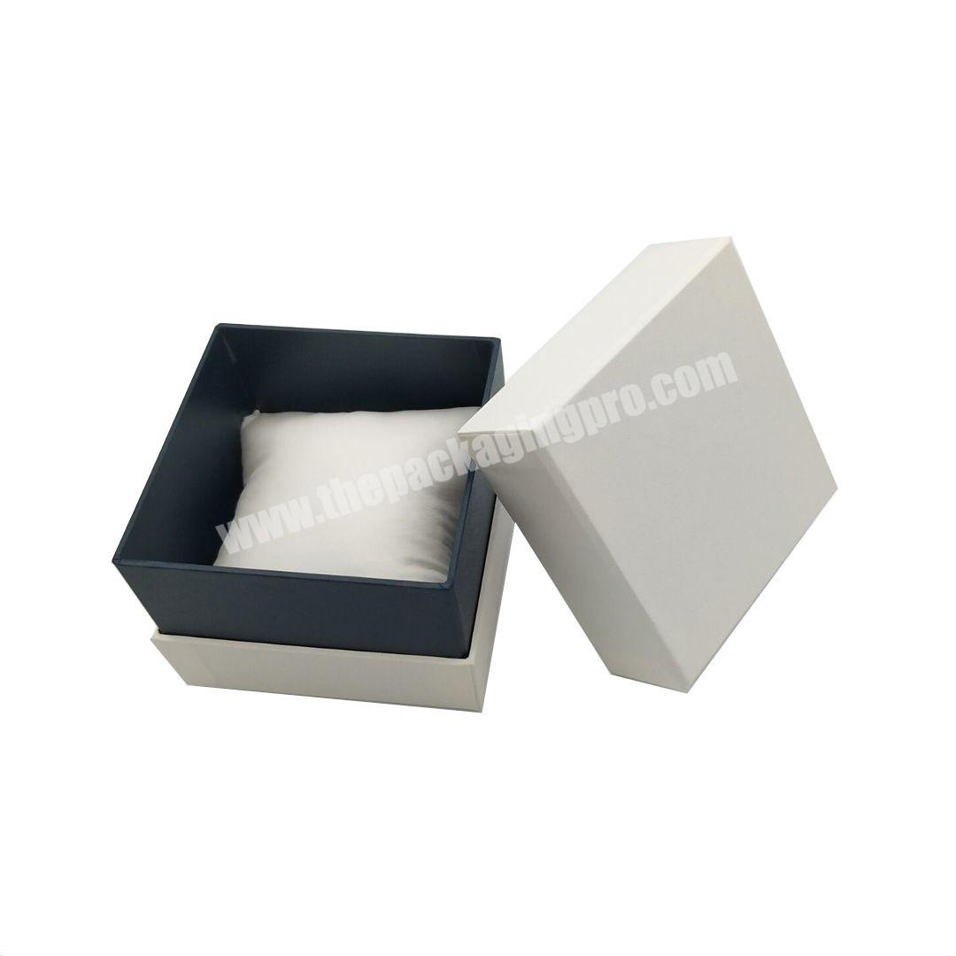 Two pieces super black and white storage lid high quality chipboard gift box