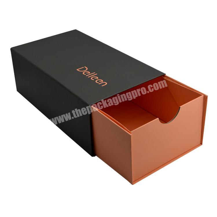 Unique Design  Paper Foldable Drawer Shoe Packaging Boxes Wholesale Empty Custom Shoe Box with Logo