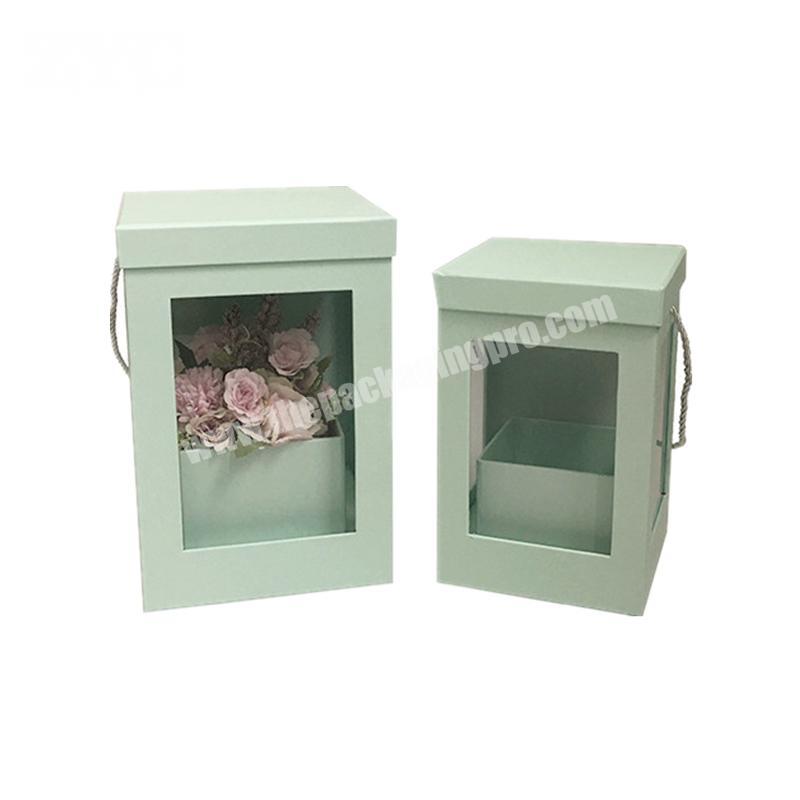 Unique Design Unfading Preserved Cardboard Flower Rose Gift Box for Wedding