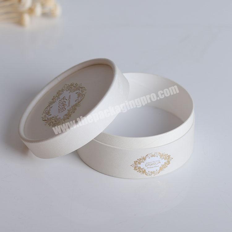 Unique Small Round Paper Packaging Cardboard Cylinder Tube Box Lid