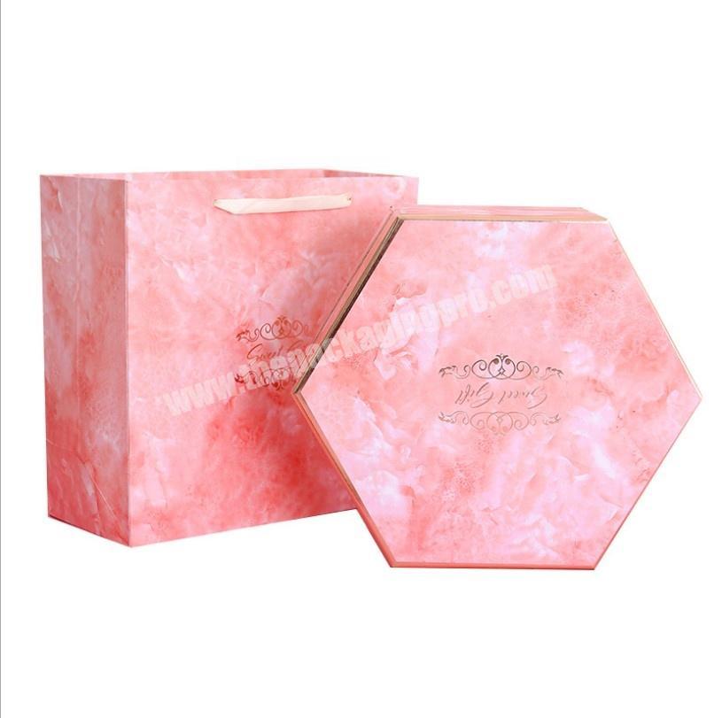 Valentine's Day lipstick box cosmetic two pieces boxes pink packaging box cardboard