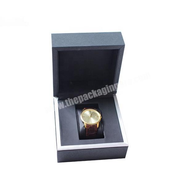 Watch gift case black jewelry box boxes & cases