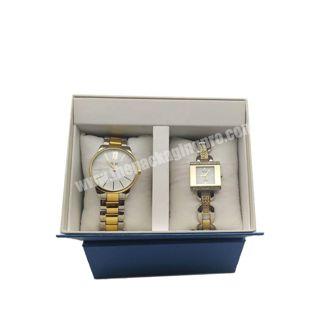 Watch gift paper box with pillow