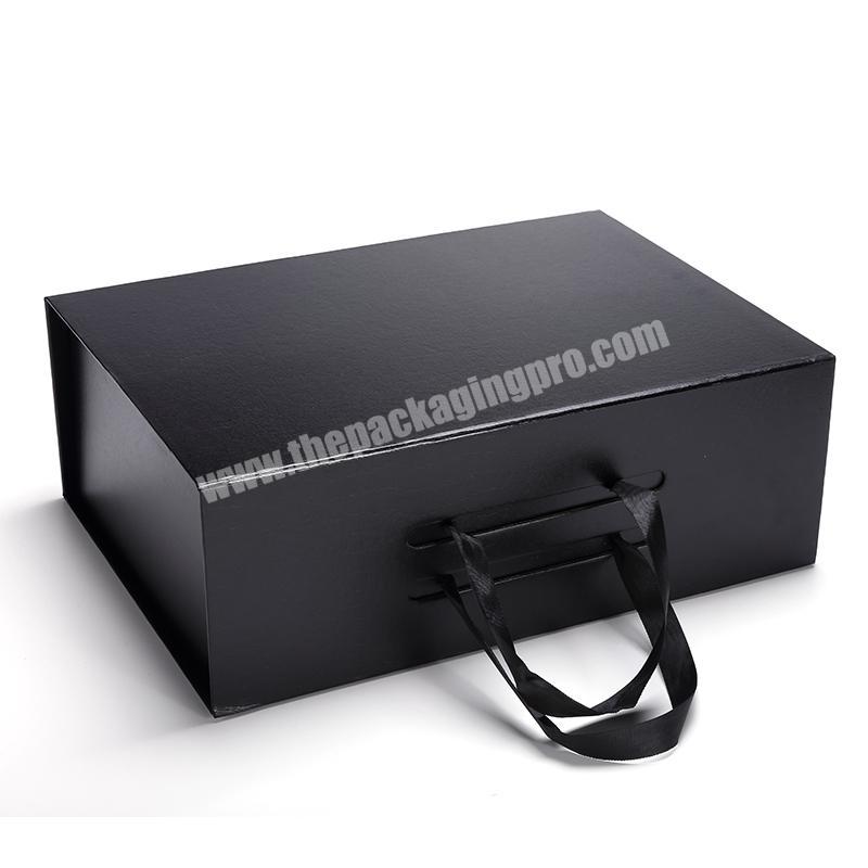 Factory White Gift Box Magnet Closed Box Custom Environment-friendly Recyclable Folded Presentation Box Gift Packaging