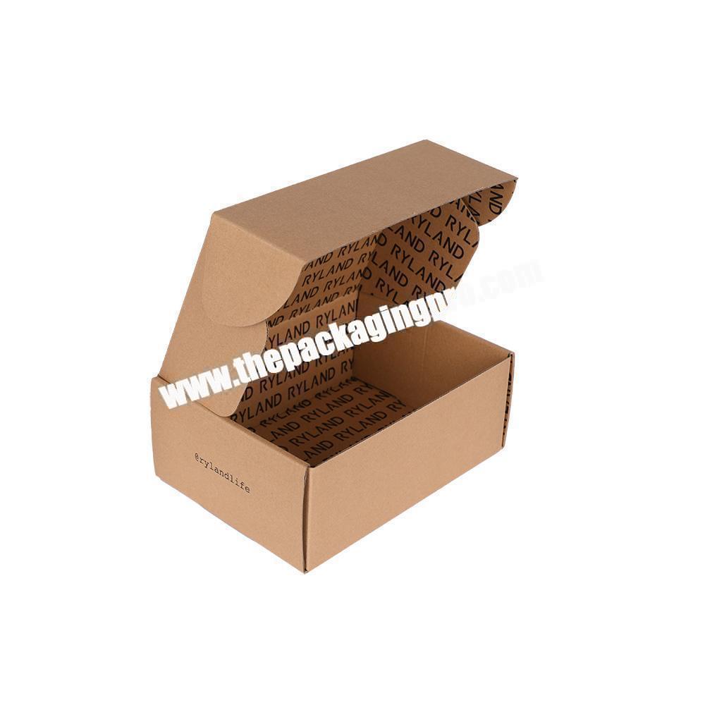 Foldable Corrugated Mailer Box Apparel Packaging Shipping Box Custom