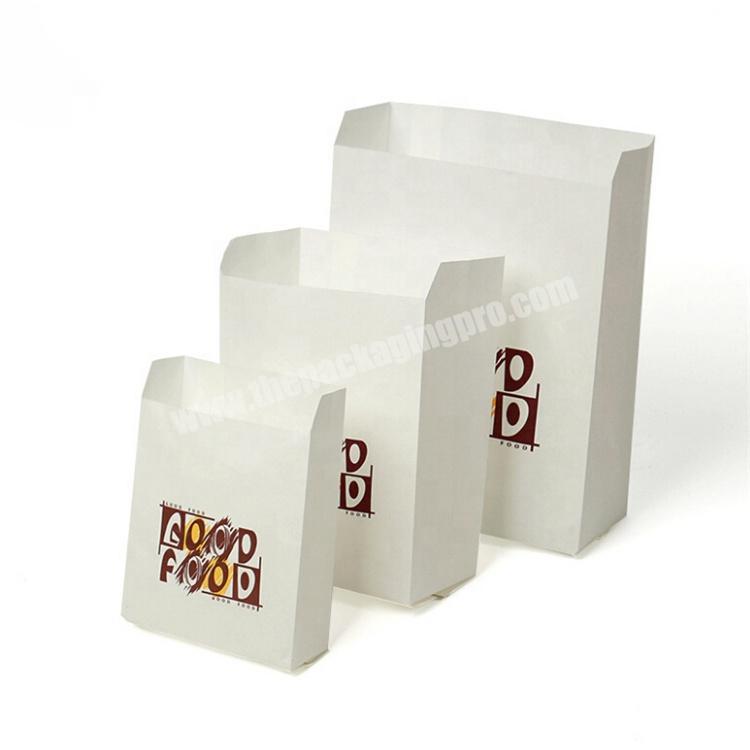 White paper custom potato chip bag for packaging
