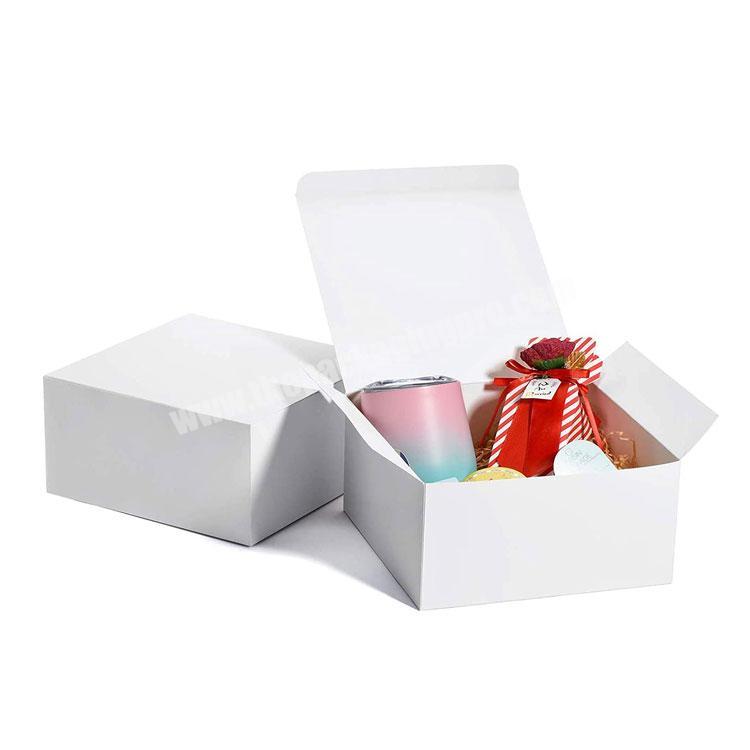 Wholesale Bridesmaid Proposal Craft Small Packaging Paper White Gift Boxes