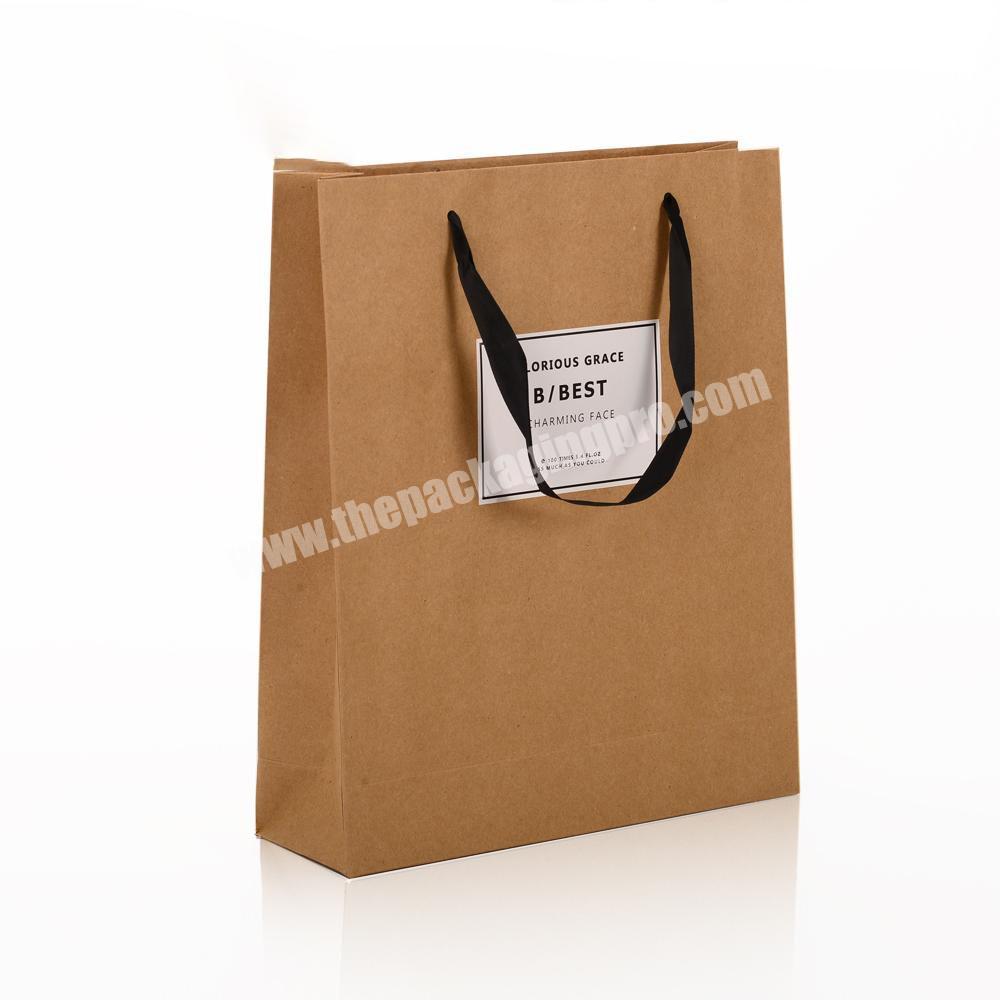 Wholesale Brown Kraft Paper Jewellery Jewelry Packaging Bag