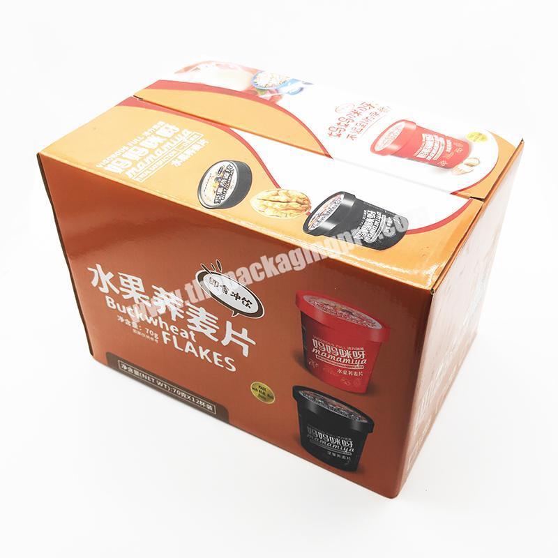 China Manufacturers Custom Matt Lamination Gold Foil Gift Packaging Paper Box