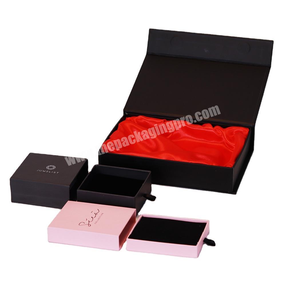 Wholesale Custom LOGO Black Luxury Wig Boxes Bundle Hair Extension Packaging Box
