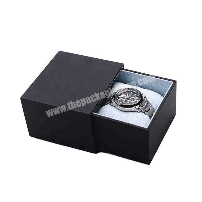 Wholesale Custom Logo Paper Watch Box Cardboard Luxury Single Packaging Watch Storage Box Cases