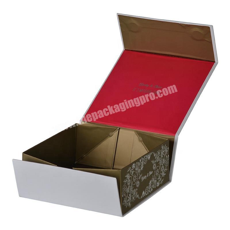 Wholesale Custom Magnetic Folding Packaging Box Luxury Boxes For Gift Pack