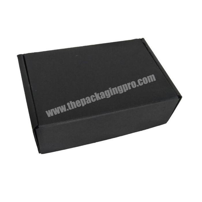 Wholesale Custom Plain Black Corrugated Shipping Box Cardboard Gift Box