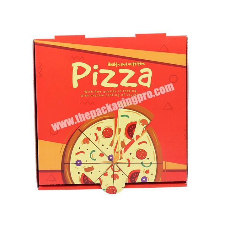 Wholesale Custom pizza delivery box take-away box  for 12 16 18 inch Slice Pizza Boxes