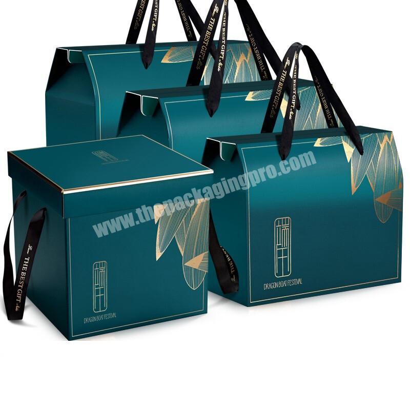 Wholesale Customized Size Luxury Paper Handbag Custom Shape Print Bag With Ribbon Rope