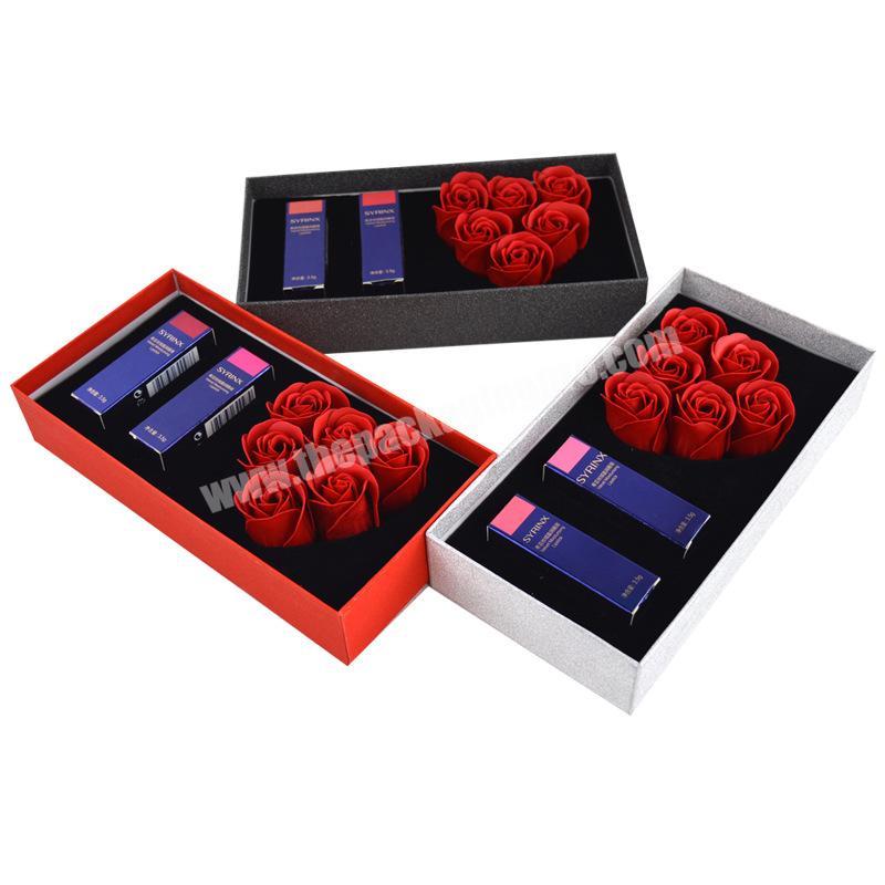 Wholesale Dessert Packing Gift Box Scarves Lip Flower Custom Logo Luxury Chocolate Packaging Boxes