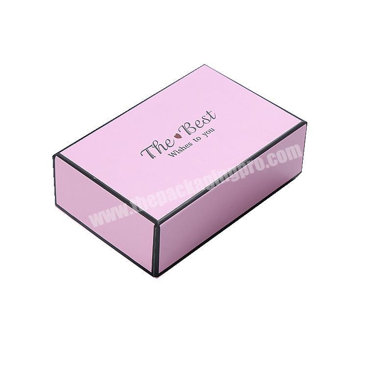 Wholesale Fast Delivery Custom Cosmetic Skin Care Pink Gift Packaging Boxes For Lip Gloss