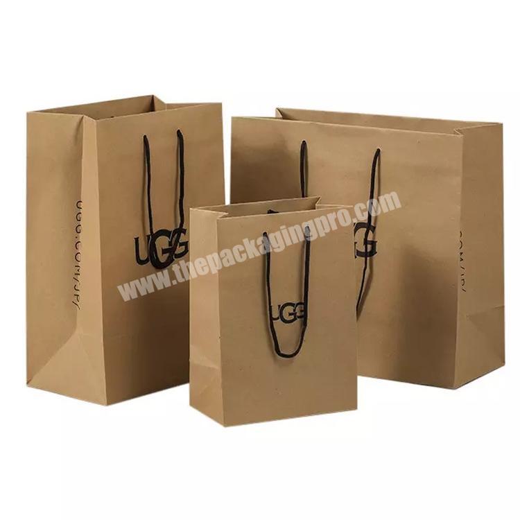 Wholesale Free Design Brown kraft paper bag bolsas de papel kraf sac emballage sacola de papel personalizada