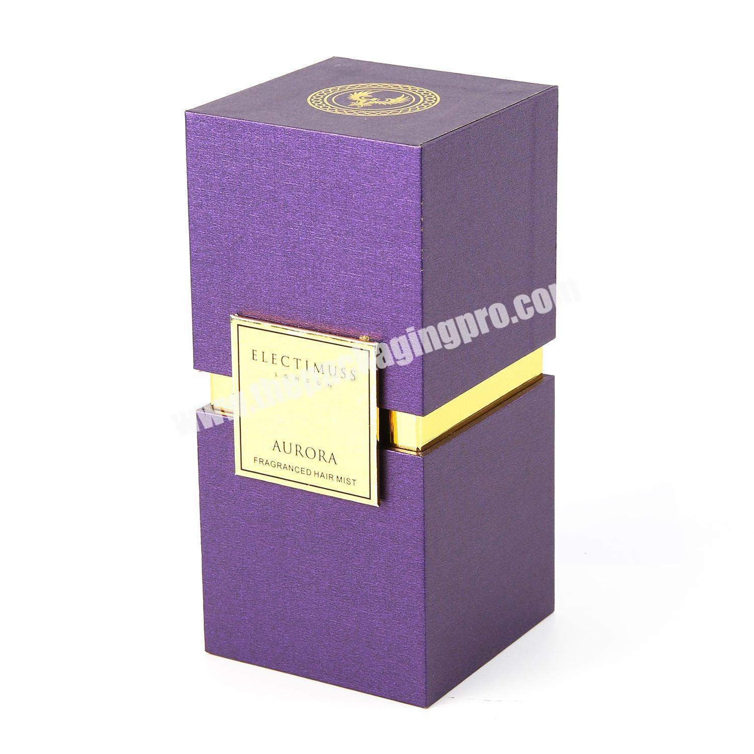 Wholesale Luxury Branded Custom Handmade Rigid Cardboard Cosmetic Gift Box Unique Perfume Packaging Box