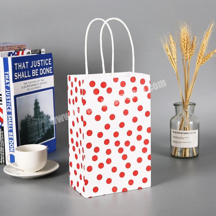 Wholesale Luxury Brown Black Small Shopping Packaging Bag Craft Custom Logo jewelry Kraft Gift Paper Bag With Handle
