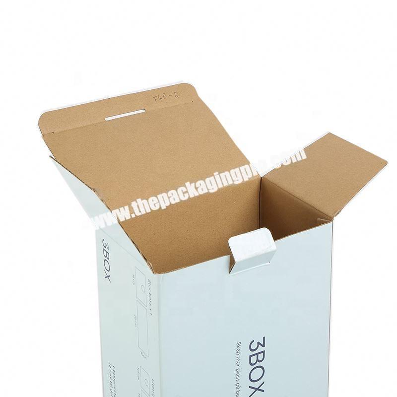 Custom Kraft cardboard paper shipping box for pizza packaging fast food