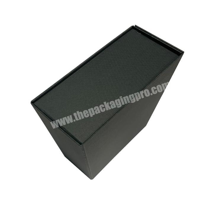 Supplier Wholesale Paper Black Cardboard Rigid Magnetic Closure Gift Box Custom Logo Shoe Folding Box Packaging