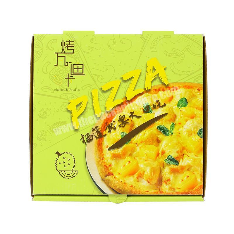 Wholesale Pizza Shop Different Size Food Logo Printed Pizza Box Packaging