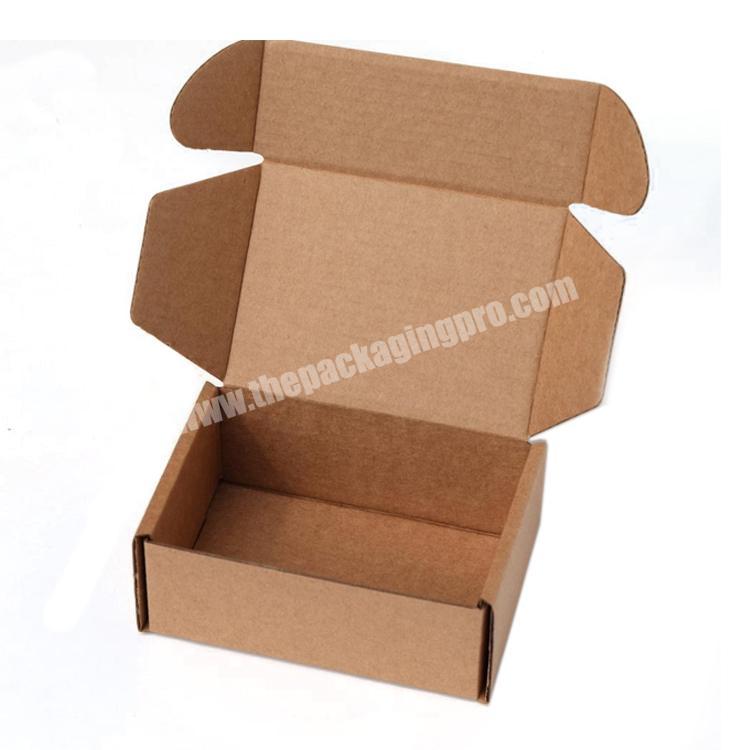Wholesale Postal Box Mailing Wrap Custom Small cardboard Kraft shipping Mailing Wedding Favor Paper Packaging boxes