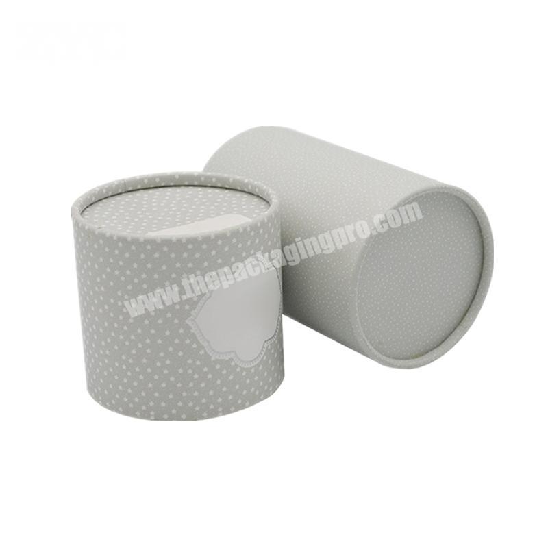 Wholesale Round Cardboard Gift Packaging Cylinder Box for Candle