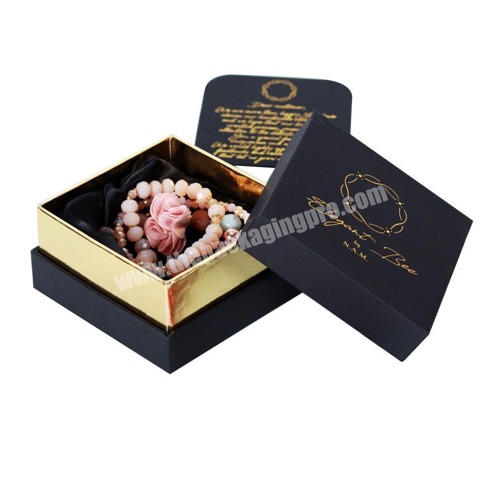 Wholesale black paper thin giveaways earring Jewelry gift Box